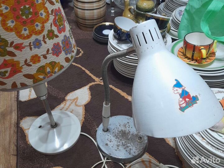 Настольная лампа СССР винтаж