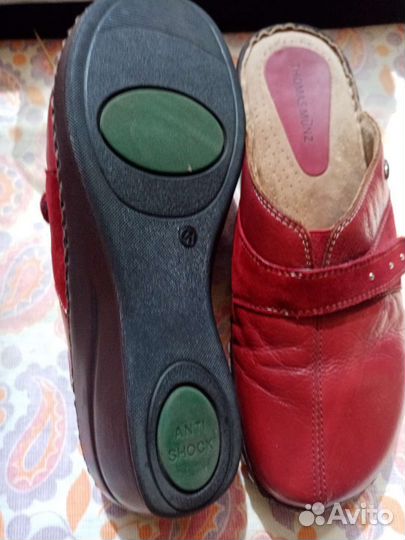 Сабо женские 41 размер натуральная кожа