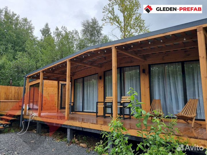 Готовый модульный дом 68 м2 с отделкой