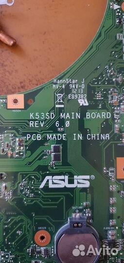 Материнская плата Asus k53sd rev. 6.0