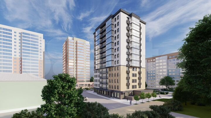 2-к. квартира, 40 м², 8/12 эт.