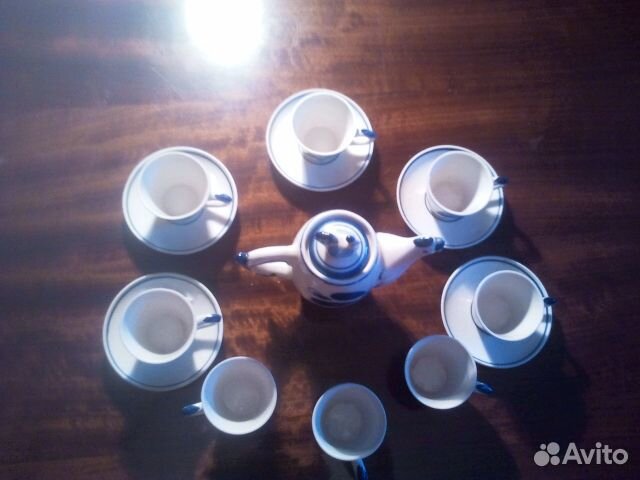 Сервиз кофейный Гжель СССР