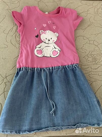 Вещи пакетом на девочку 122-128 см