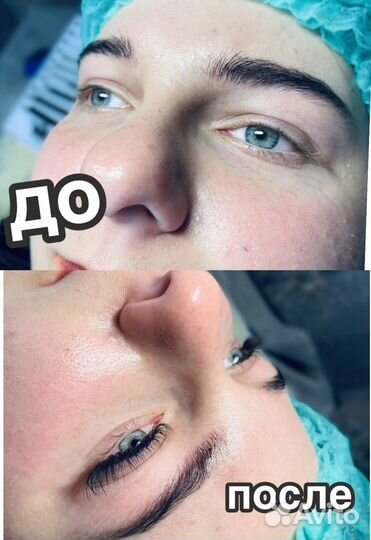 Наращивание ресниц в уютном помещении