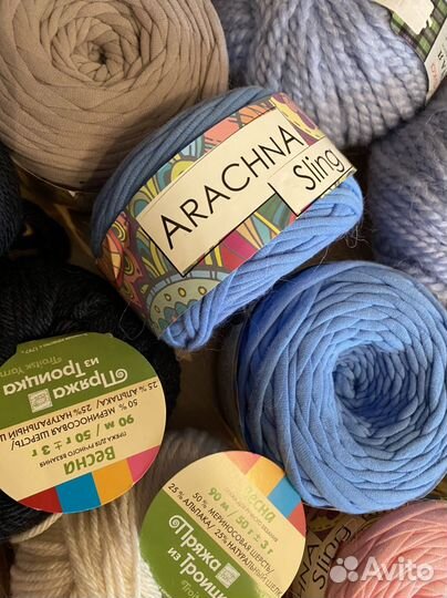 Нитки,пряжа,лента Весна, Пехорка, Arachna