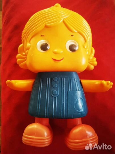 Игрушка СССР девочка дутыш
