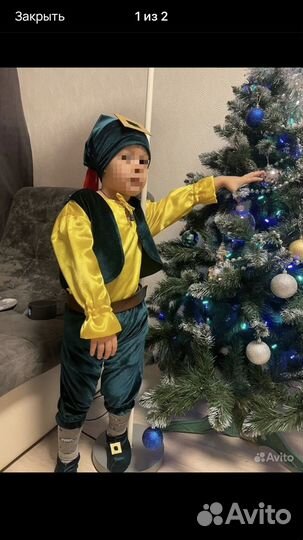 Новогодний костюм гномик
