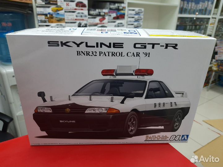 06284 Nissan Skyline GT-R Patrol Car '91 1:24 Aosh
