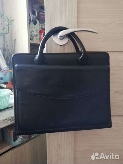 Сумка папка женская, натуральная кожа