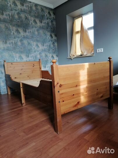 Детская кровать IKEA раздвижная сундвик