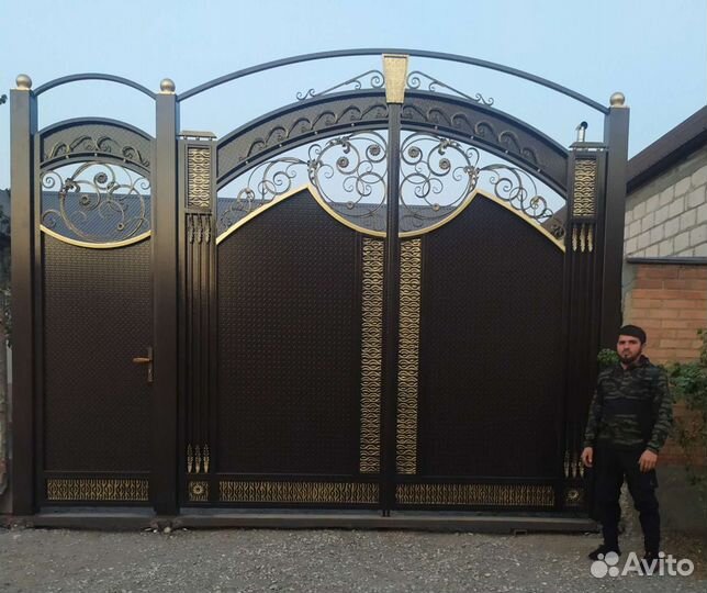 Ворота перила навесы