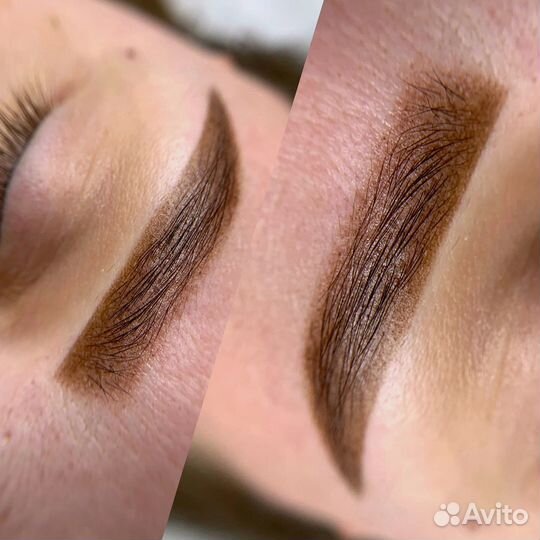 Перманент бровей, губ, глаз. Татуаж бровей