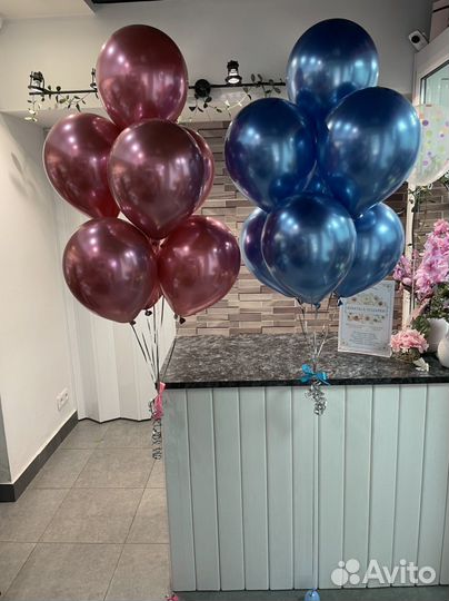 Шары на гендер пати и на выписку