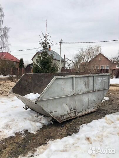 Вывоз мусора контейнерами 8 20 27 кубов