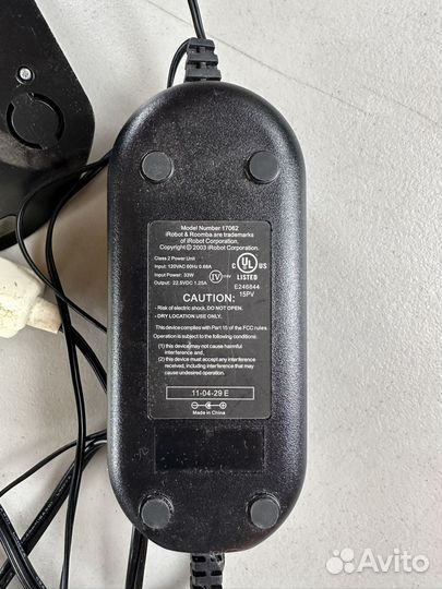 Зарядка irobot roomba рабочая