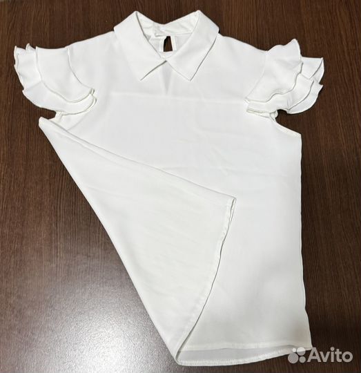 Блузка школьная для девочки 140