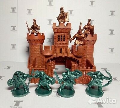 Солдатики Набор конструктор и 8 воинов