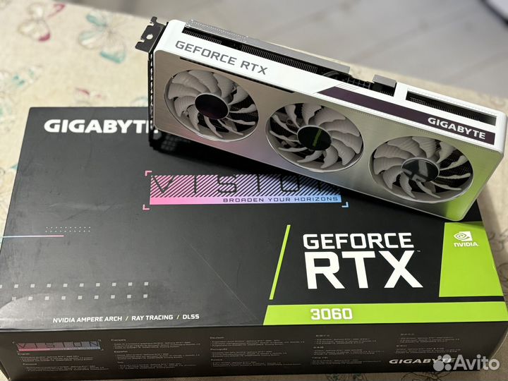 Видеокарта RTX 3060 12GB Gigabyte Vision