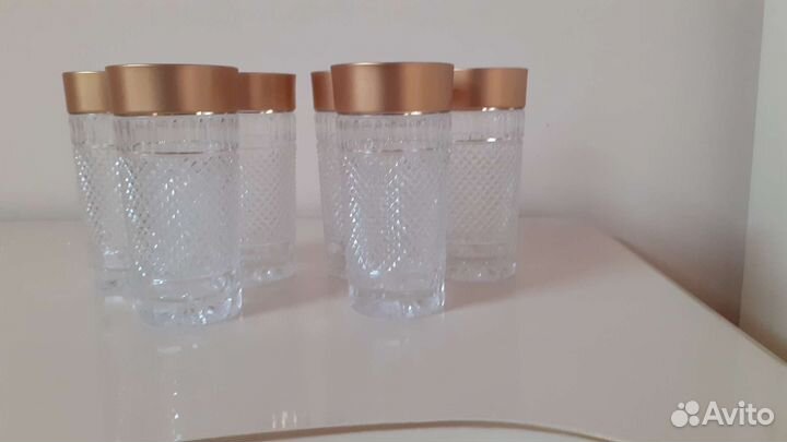 Стаканы хрустальные Богемия