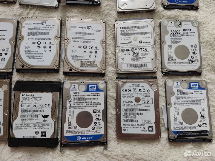 Жесткие диски для ноутбука 160/250/320/500/640/750