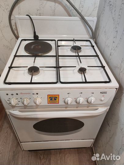 Газовая плита с электрической духовкой