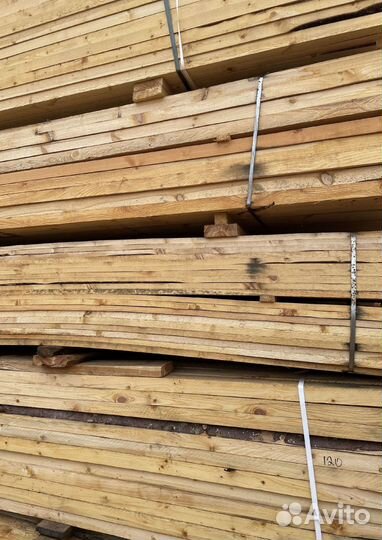 Доска обрезная 50х200х6000