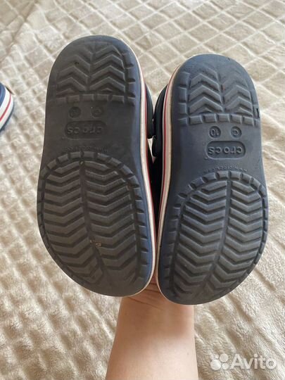 Сабы шлепки crocs c 10