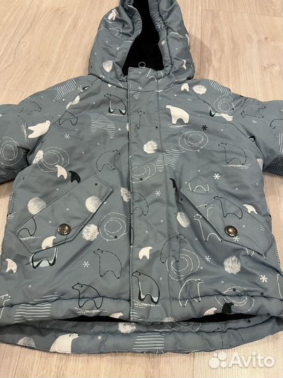 Зимний костюм для мальчика 86