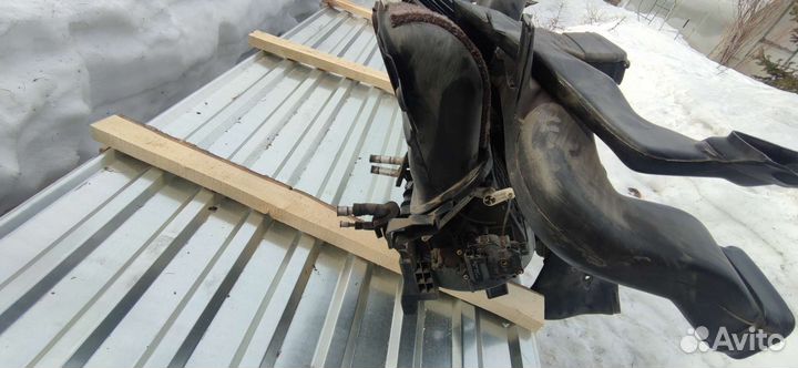 Печка со всеми патрубками