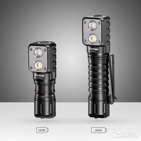 Налобный/ручной фонарь Wurkkos HD15 2x LED