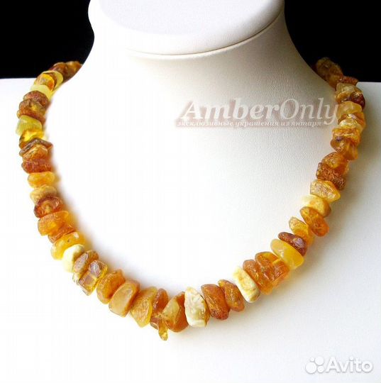 Лечебные бусы из янтаря (арт. 2123b)