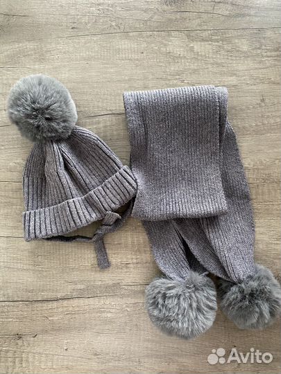 Комплект шапка и шарф Zara