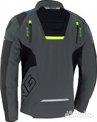 Куртка текстильная Bering diskor Grey/Fluo