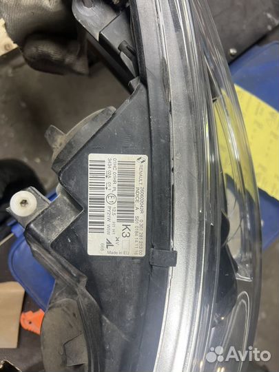 Фара левая рено каптюр