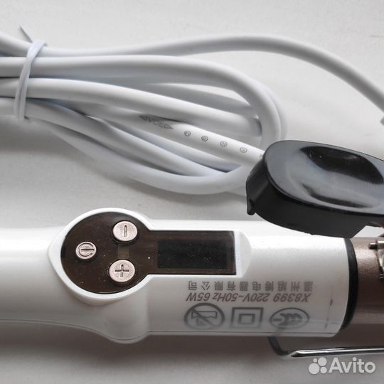 Стайлер щипцы керамические 25мм для завивки волос