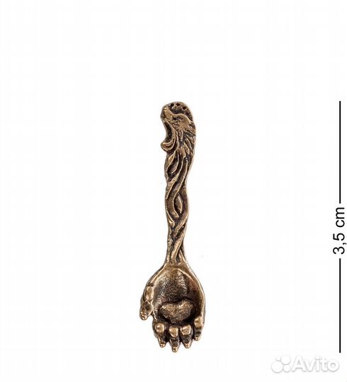 Ложка-загребушка Медвежья лапа (латунь) A2025264