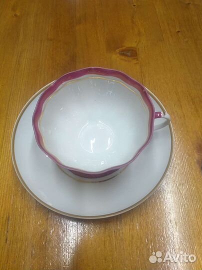 Чашка с блюдцем дулево