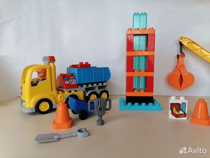 Lego duplo большая стройплощадка 10813