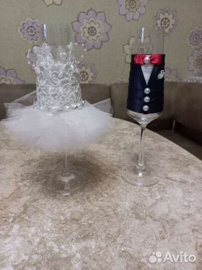 Бокалы для молодожёнов
