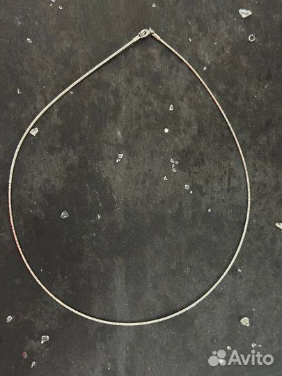 Чокер серебро на шею