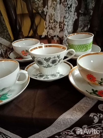 Чайные пары. Фарфор СССР