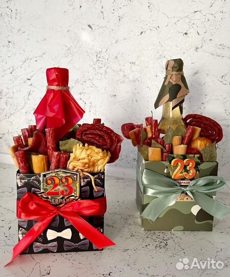 Мужские съедобные букеты, подарок мужчине