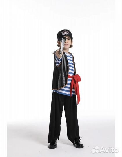 Карнавальный костюм пирата 128 134