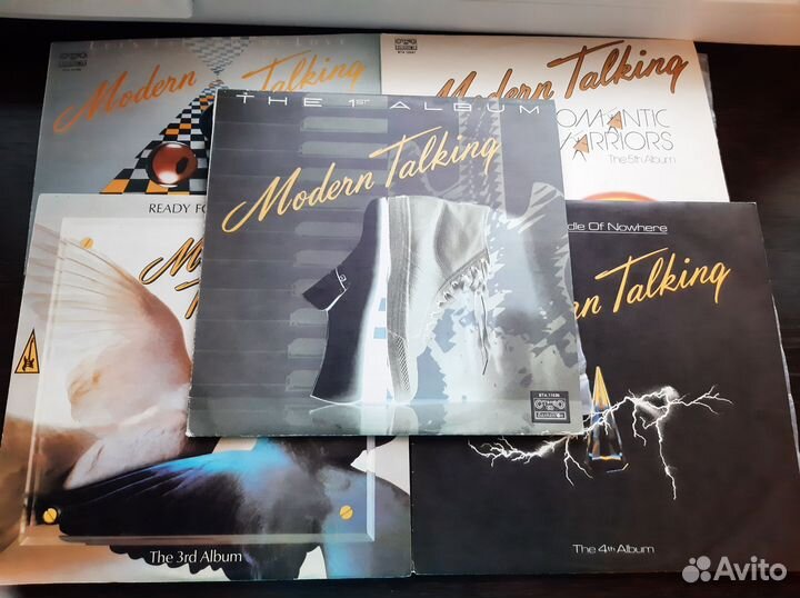 Виниловые пластинки modern talking