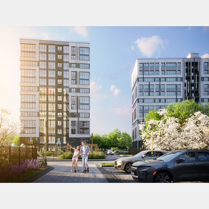 Квартира-студия, 33,2 м², 2/13 эт.