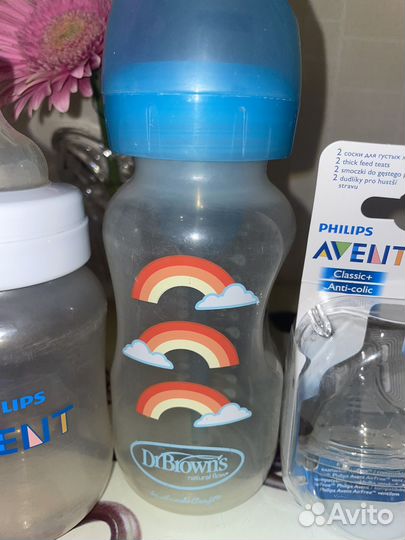 Бутылочки для кормления dr browns и avent