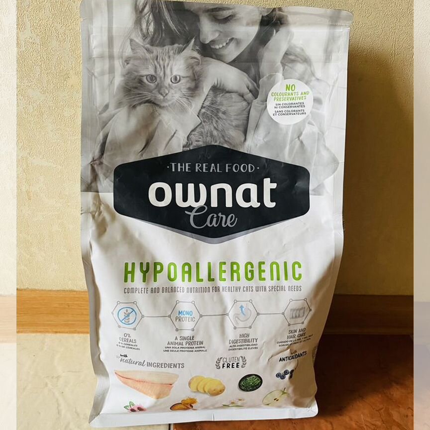 Ownat Hypoallergenic 3кг для кошек