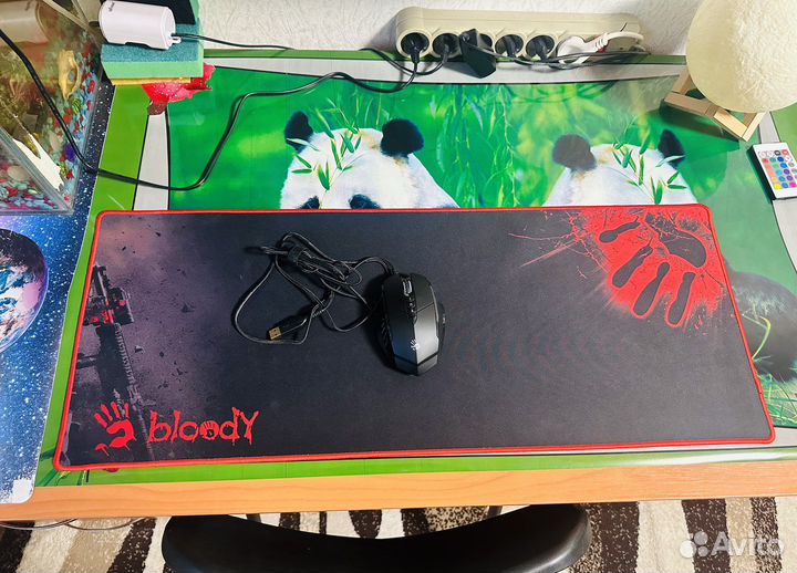 Игровая мышь + коврик (новые)