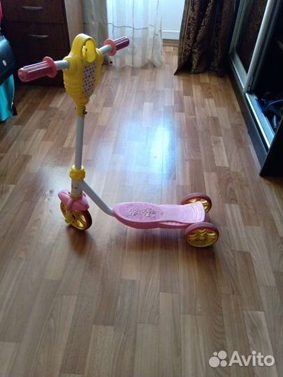 Самокат детский трехколесный бу