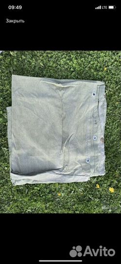 Противогаз и брезент